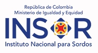 Imagen logo del Instituto Nacional para Sordos INSOR - Lleva a la página de inicio